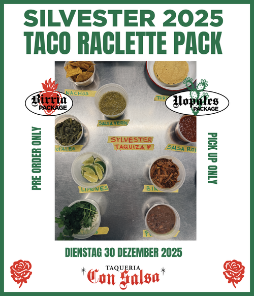 Raclette -  Birria Taquiza Set Con Amor preorder 30.12.